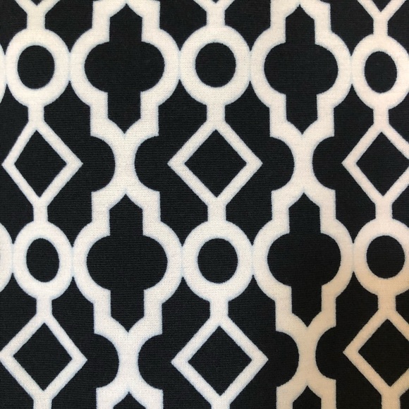 INC Navy Blue & White Pattern Skirt - Picture 2 of 4